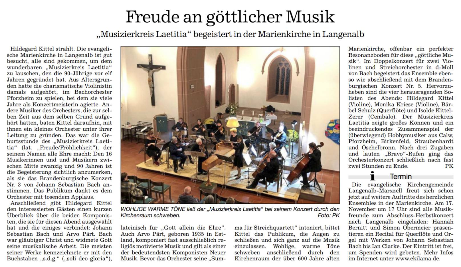 Quelle: Pforzheimer Kurier